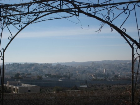 View of Beit Lechem (Bethlehem) 